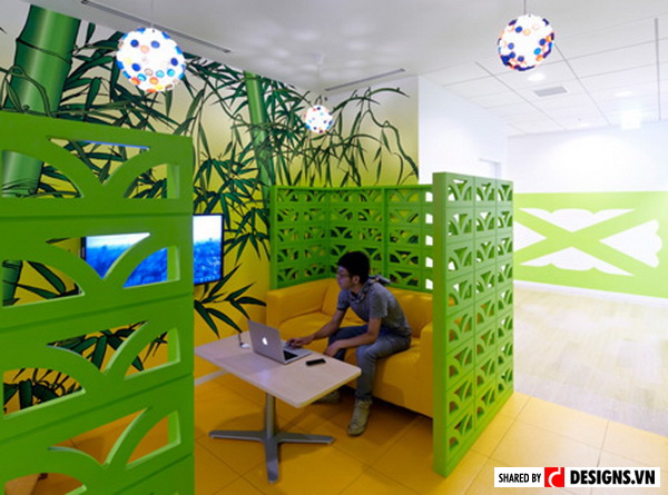 Thiết kế nội thất văn phòng Google ở Nhật Bản